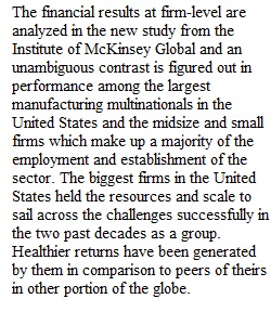 Production-Operations Management _U.S. Manufacturing Homework